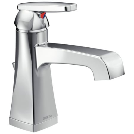 Delta 1 or 3-hole 4" installation Hole Single Hole Lavatory Faucet, Chrome 564-MPU-DST